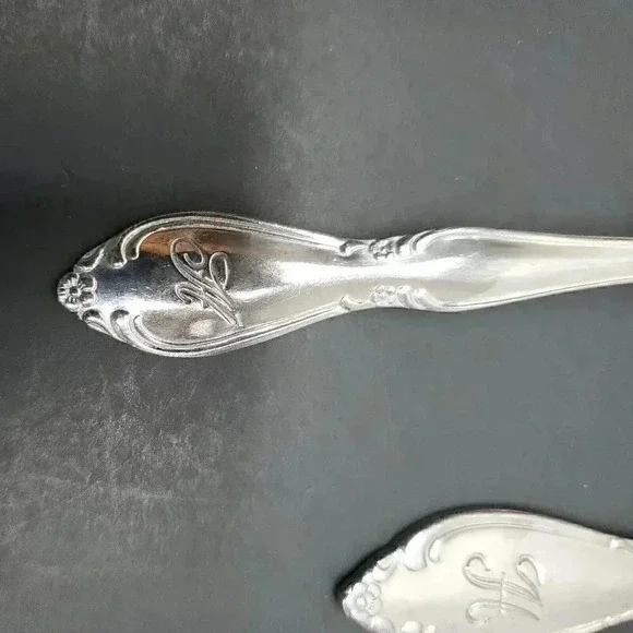 Flatware Stainless Steel Korea Letter "H" Engraved On Handle - Picture 10 of 13